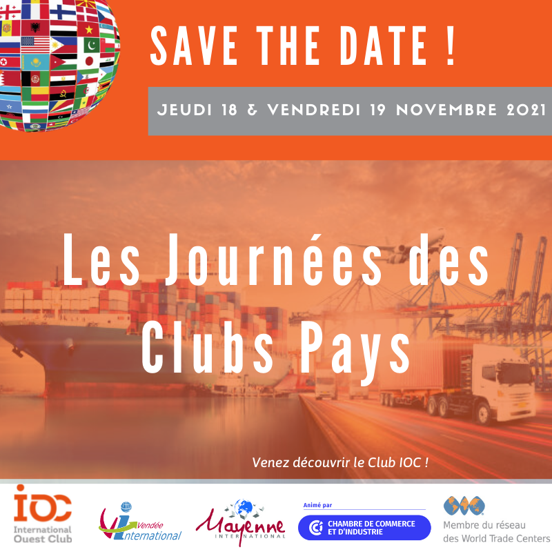 ClubIOC's tweet photo. 🌎Europe, Amérique Latine, Asie, Afrique🌎

▶️Participez aux clubs pays @ClubIOC à @CCINantes 

🟢 Un espace d’échanges entre entreprises exportatrices pour gagner en performance !!

#tousalexport #export #joinIOC #VENDEEINTERNATIONAL #MayenneInternational https://t.co/5E1GOSA3Iq