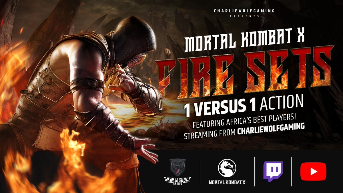 CharlieWolfGam1's tweet photo. 🔥🔥🔥MKXL FT10 Action tonight as @JustinBanda17 "Gematrix Mr5000" takes on Dark188Bass in Fire Sets tonight at 8pm (CAT) on CharlieWolfGaming. Live on YouTube and Twitch 🔥🔥🔥. THIS IS GONNA BE EPIC
#MortalKombatX #PlayStation4 #FGC https://t.co/cKEczwlp5B