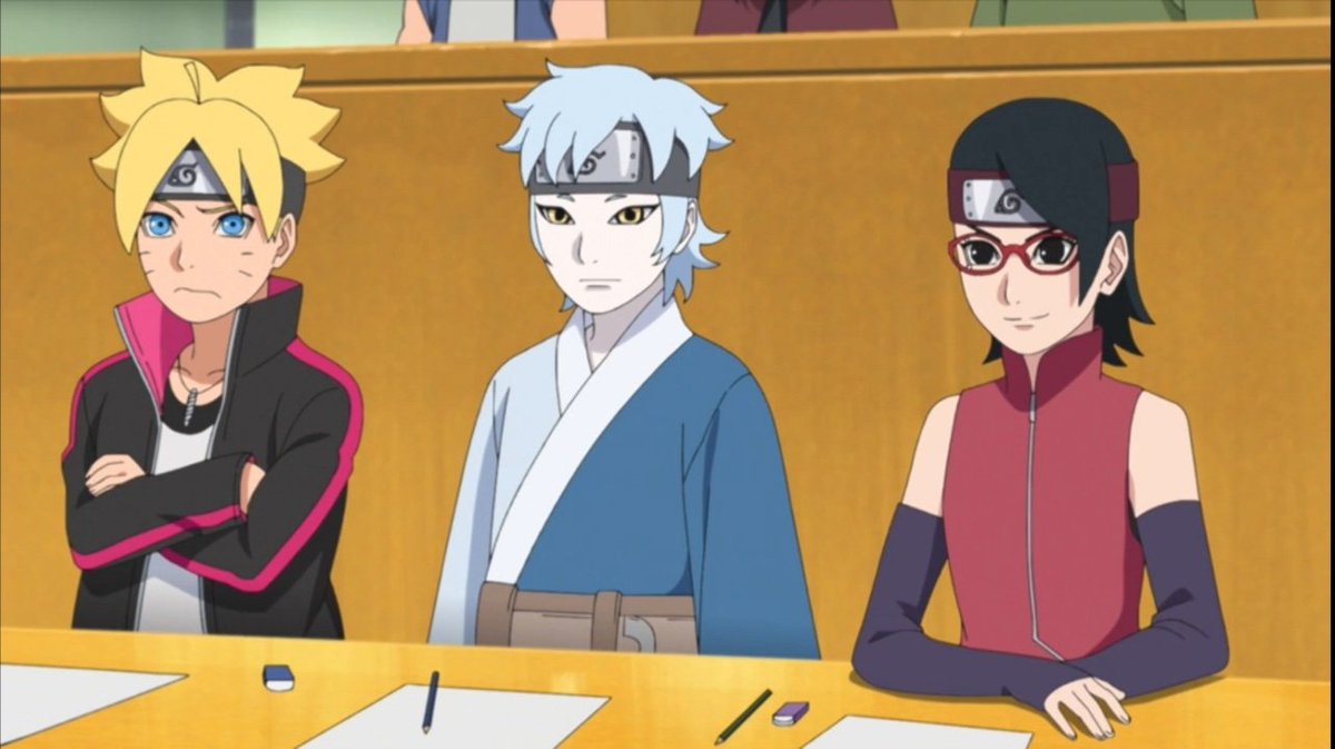 konohamitsu's tweet photo. Cute team 7 moments from today's episode 
#BORUTO https://t.co/l9mv8oGfQW
