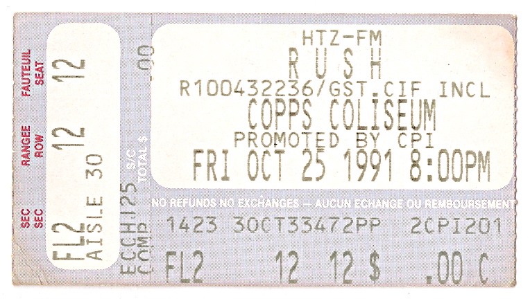 Happy Anniversary, @andyc60.  Thirty years ago today- October 25th, 1991- you opened up the first show on Rush’s “Roll The Bones” tour.  A night I’ll never forget, and I’m sure you’ll say the same. <a href="/rushtheband/">Rush</a> <a href="/EnvyOfNone_/">Envy Of None</a>