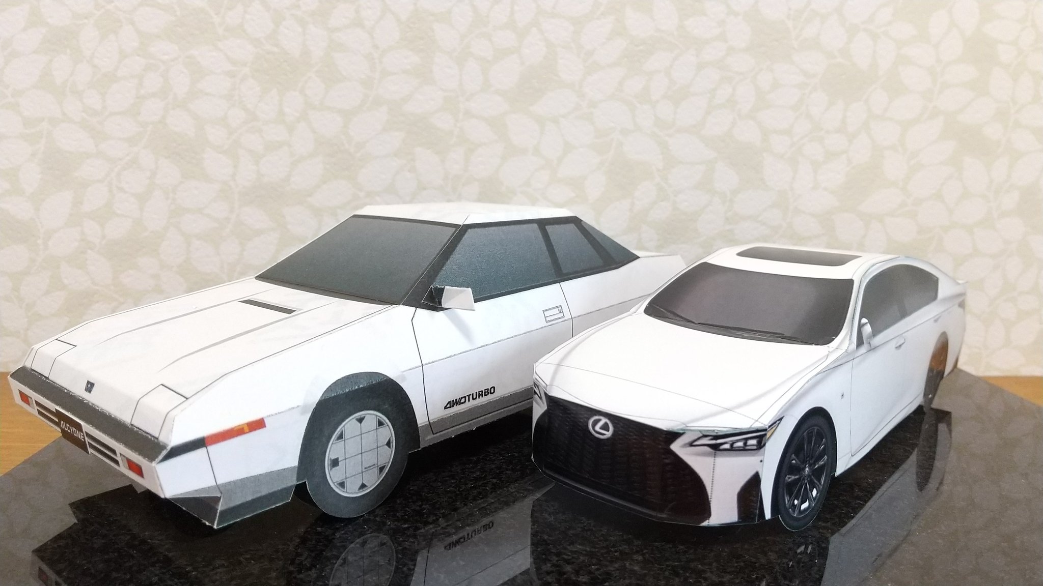 Twitter 上的 よし ペーパークラフト スバル アルシオーネ レクサス Is 350 F Sport 追加で組み立てたペーパークラフトです アルシオーネは組み立てる度にかっこいいなと感じるクルマです レクサスは迫力あるデザインがカッコいいですね ペーパークラフト