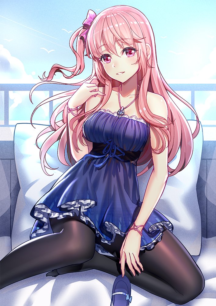 HeartthrobPink's tweet photo. Well, Tomoe's bored beyond belief. Since she doesn't have anything special going on, she'll welcome absolutely any starters. Of course she'll only respond to the ones that catch her interest, but this leaves more room for creativity.

#LewdRP https://t.co/KHkFyFQB2p