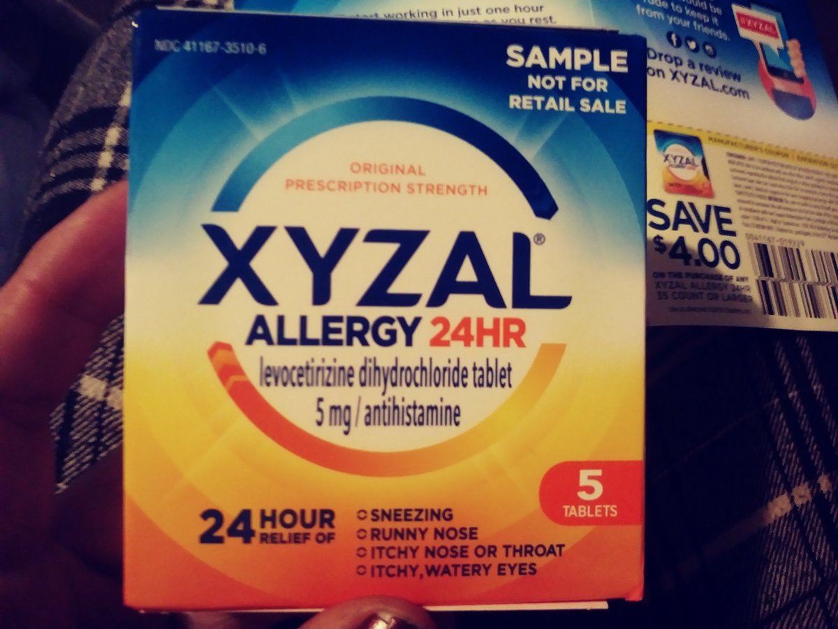 Thank You Xyzal for this Free Sample I sure do appreciate it more then you know 💚💚💚 
They Really Helped SO MUCH thank you for the coupon also 💚💚💚
#xyzal #allergymedicine #freesample #freebiesbymail #freebies #honestreviews #honestreviewer #producttester