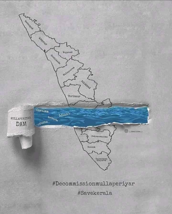 Abhidev00770704's tweet photo. If u want to do something...do it now. Because our current scenario ain't ensure that we will still alive in nxt minutes
It's gone be a 40 lakh bloodthirsty murders done by kerala nd tn government nd politicians along with media support
#DecommissionMullaperiyarDam
#savekera https://t.co/gTIy8iyzuP