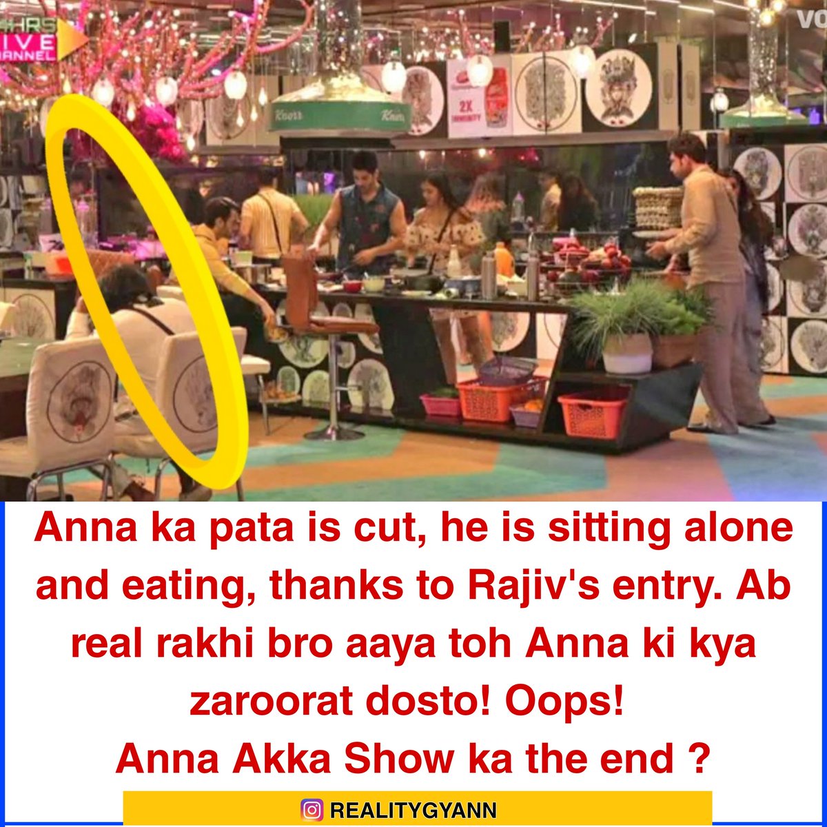 realitygyann's tweet photo. Anna ka show khatam kya ..?
#BigBoss15 #BiggBoss #bigboss #vishalkotian #ShamitaIsTheBoss #shamitashetty #rajive https://t.co/fqkFW2shNq