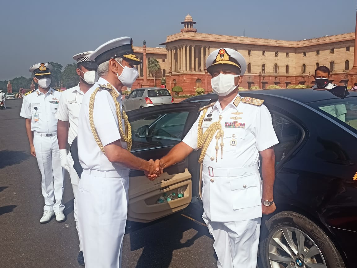 बांग्लादेश के नौसेना प्रमुख एडमिरल एम. शाहीन इकबाल का भारत दौरा