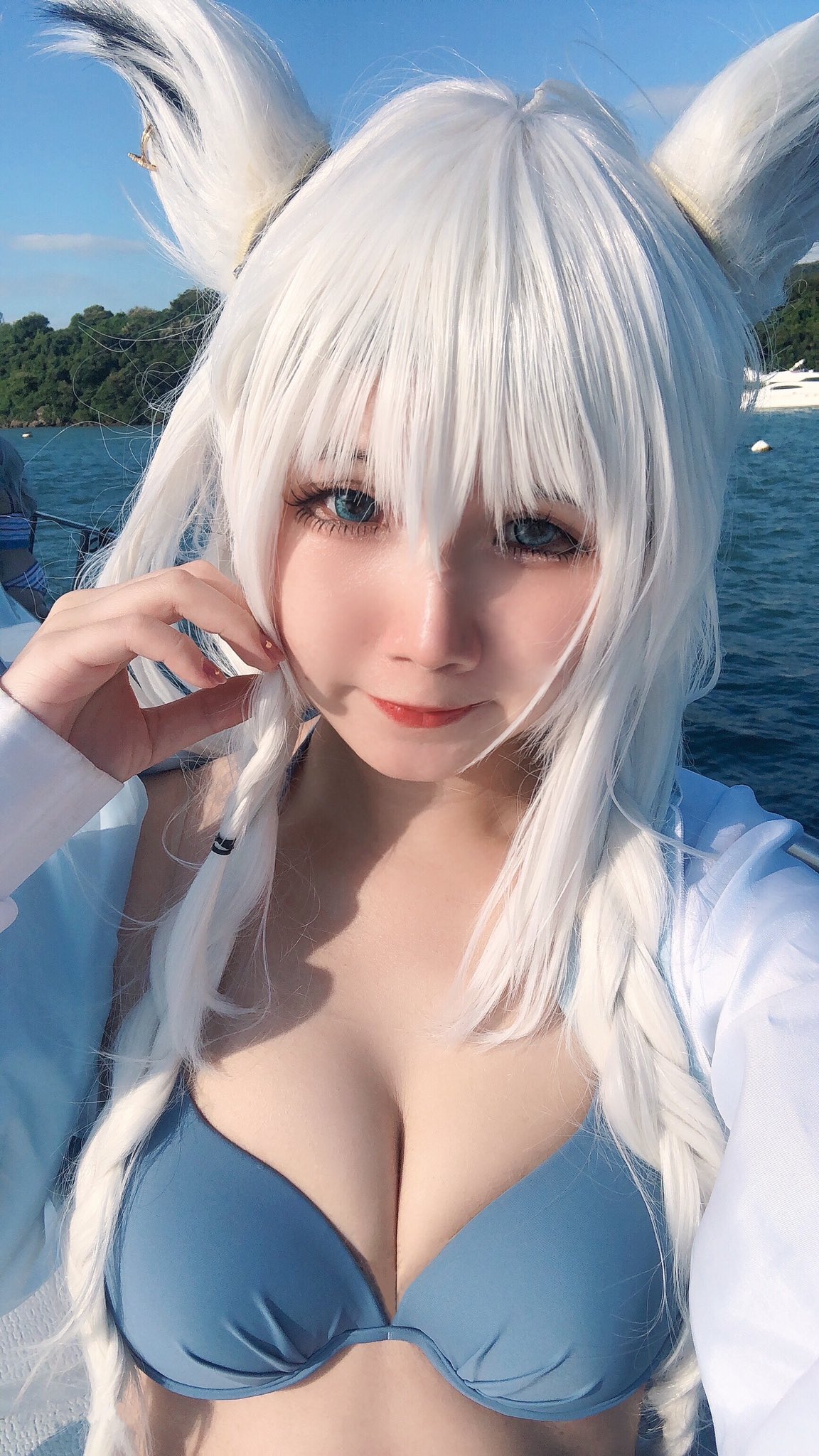 ♡ ホロライブ 白上フブキ ホロライブサマー2023 ビキニ コスプレ ♡ ホロライブ 白上フブキ 水着 コスプレ