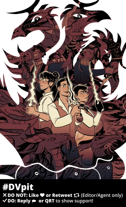 DW HTTYD+PRINCE &amp; THE DRESSMAKER

THE THREE BEASTS: 3 best friends must each face a savage hydra to succeed their dragon-tamer fathers. But when their dreams become a deadly game of pride, the only path to happiness is to turn on the men who made them.
#DVPit #GN #YA #LGBT #POC 