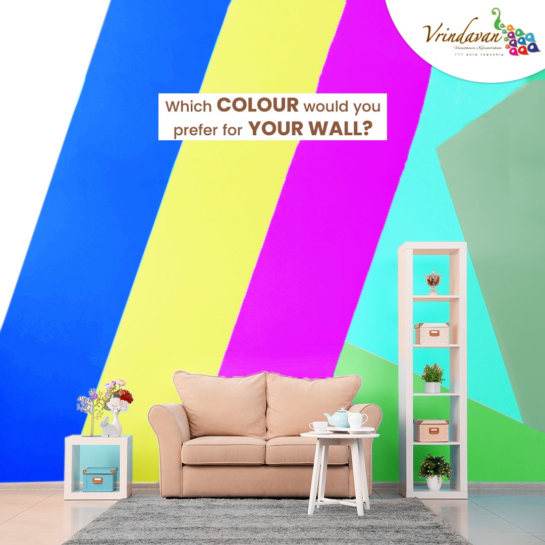 VrindavanNagpur's tweet photo. Wall colours are supposed to maintain the mood of the people living in the house, so it is suggested that the colours should be
brighter to lighten the mood.

Let us know your Colour choice down in the comment section!

#VrindavanNagpur #WallColours #Township #RealEstate https://t.co/jnseXbTUc1