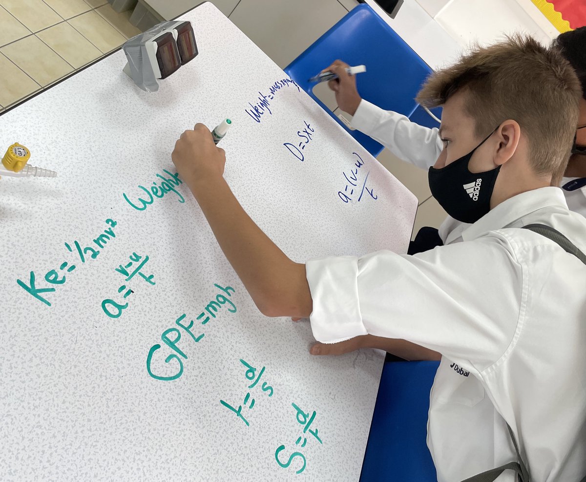 JESSScienceDept's tweet photo. Retrieval practice today with Y10 physics, learning the equations we need #JESSPhysics #JESSRevision #JESSyr10 https://t.co/EROY5MFu3A