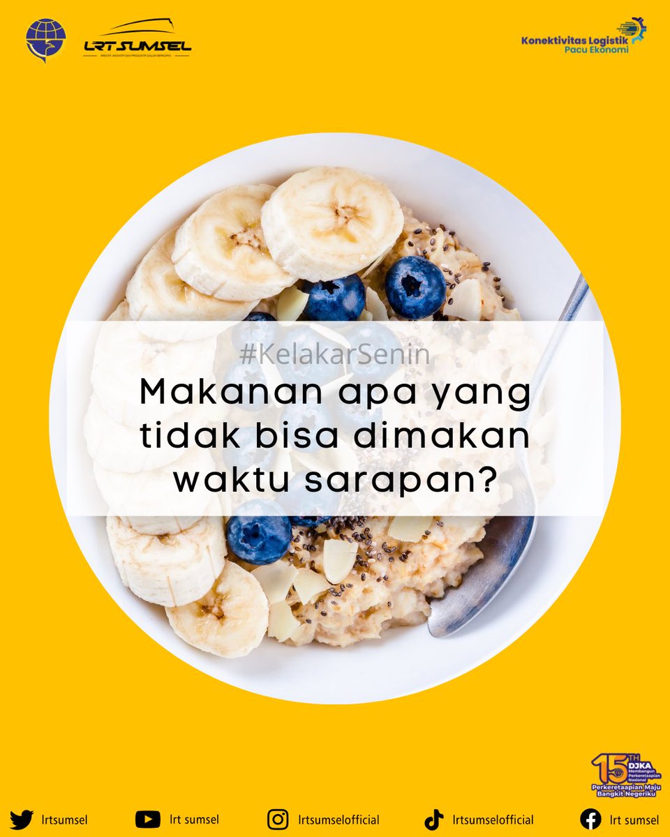LrtSumsel's tweet photo. #LRTizen jangan lupa makan yah 😉udah admin ingetin loh jangan bilang ngga ada yang ingetin makan yah 😋 https://t.co/vyVYdBUKRL