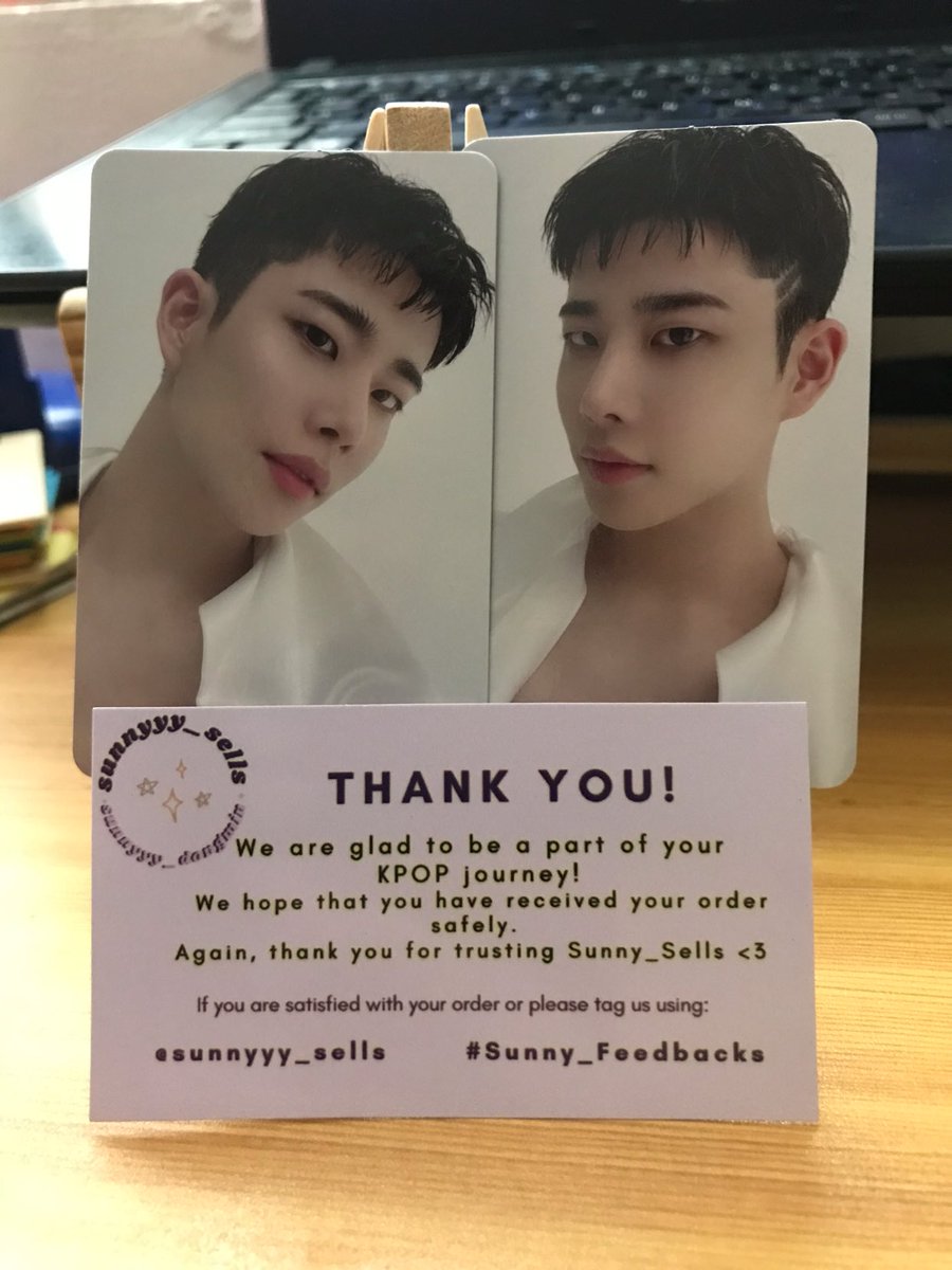 dongmyungjun's tweet photo. AAAAA SUPER GWAPO HUHU ๐ซ Thank youuuu @sunnyyy_sells !! <33 #Sunny_Feedbacks https://t.co/gvv0UXnpLl
