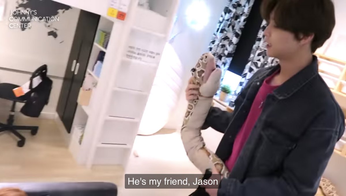 neo_context's tweet photo. jaehyun johnny in ikea featuring attack by jason the snake https://t.co/MtNi38mIYj