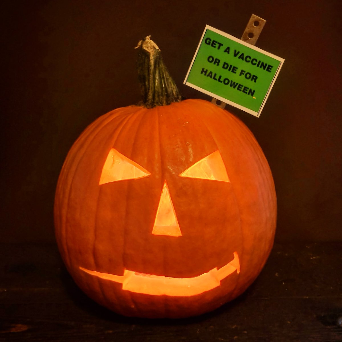 Get a vaccine or die this Halloween
