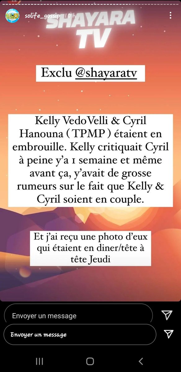celiinedl's tweet photo. @Cyrilhanouna @TPMP @KellyVedovelli 

Ce qui tourne en ce moment part1 https://t.co/wQLZwMgZvG