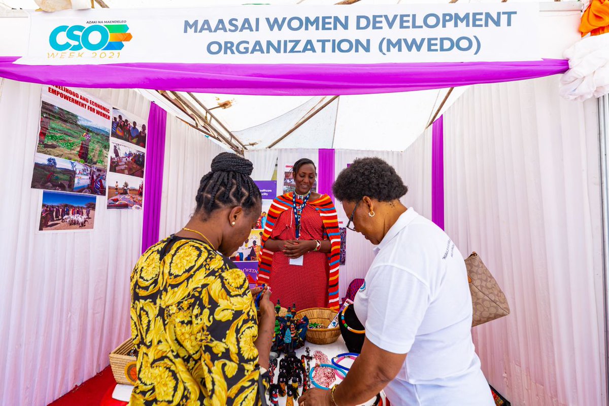 CSOWeek's tweet image. Various CSOs booths at the #CSOWeek2021 #WikiYaAzaki2021 #AzakiNaMaendeleo