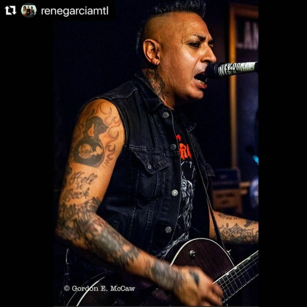 #Repost @renegarciamtl
・・・
Photo taken by @gordmccaw at <a href="/lanalous/">LanaLou</a> on a one man and his @officialgretsch guitar set list … #psychobillyguitar #psychobilly #gretschguitars #livemusic instagr.am/p/CVcElRhLMh9/