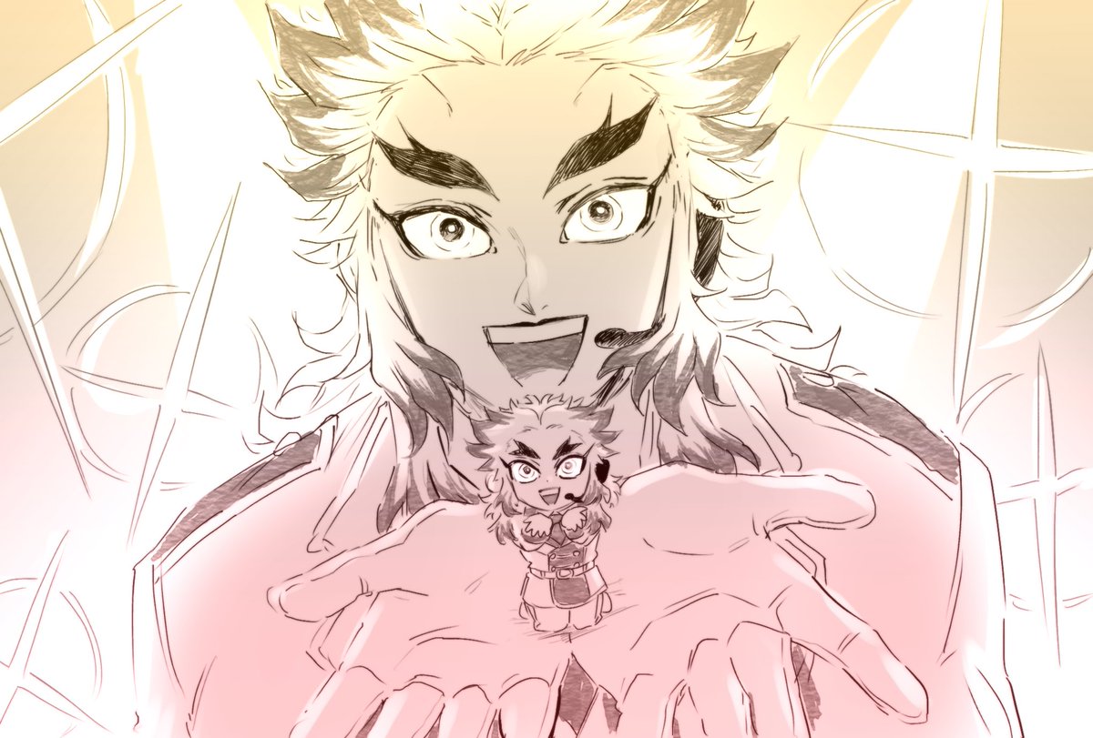 煉獄杏寿郎 「清純派アイドル🔥レンキョ🔥
ねんごくさんを添えて 」|Legのイラスト