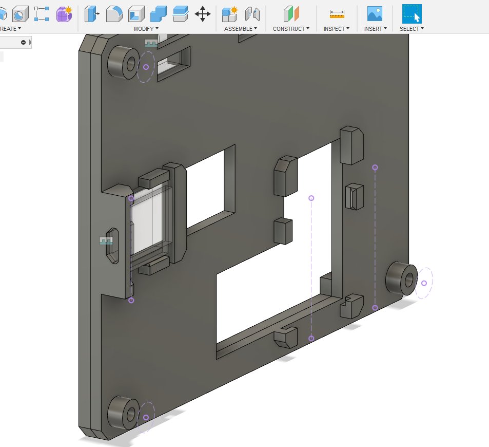 line_ctrl's tweet image. Iterating on the enclosure mounts