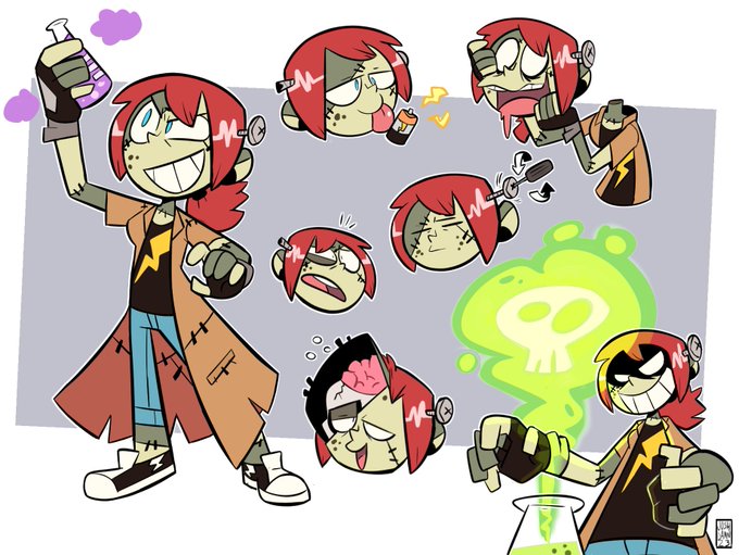 Is #originalcharacter still trending?
Well I'm doing it anyway. Here's my monstergirl Shelley! 