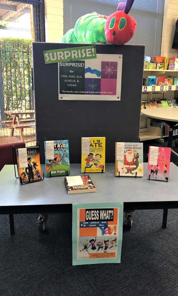 If you were one of the students who participated in the "Library Book Buying: Have Your Say" initiative, then, SUPRISE! Most of the books are waiting for you to borrow them. Just check out the display at <a href="/StMarysRydalLib/">StMarysRydal_Library</a>. Helping students connect to libraries! #cedplibraries