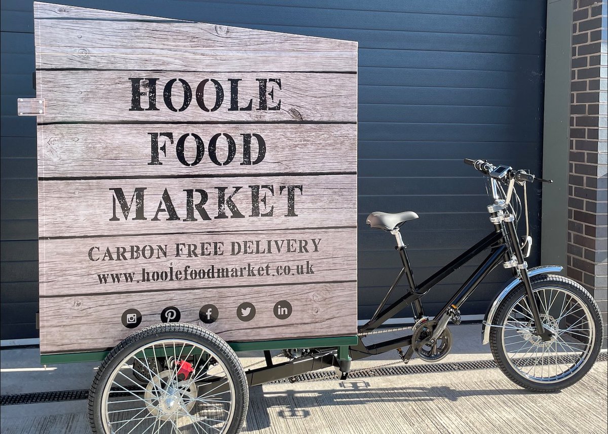 Hoole Food Market (@hoolefoodmarket) on Twitter photo It’s HALF TERM!!!
That means I can fit almost all orders for our hospitality and wholesale orders in <a href="/ShitChester/">12 years of Shitchester</a> on our <a href="/Urbantricycles1/">Urbantricycles18</a> Cargo Trike!
178g/CO2 per delivery today is the sort of maths that gets me excited on a Monday morning! It’s HALF TERM!!!
That means I can fit almost all orders for our hospitality and wholesale orders in <a href="/ShitChester/">12 years of Shitchester</a> on our <a href="/Urbantricycles1/">Urbantricycles18</a> Cargo Trike!
178g/CO2 per delivery today is the sort of maths that gets me excited on a Monday morning!
