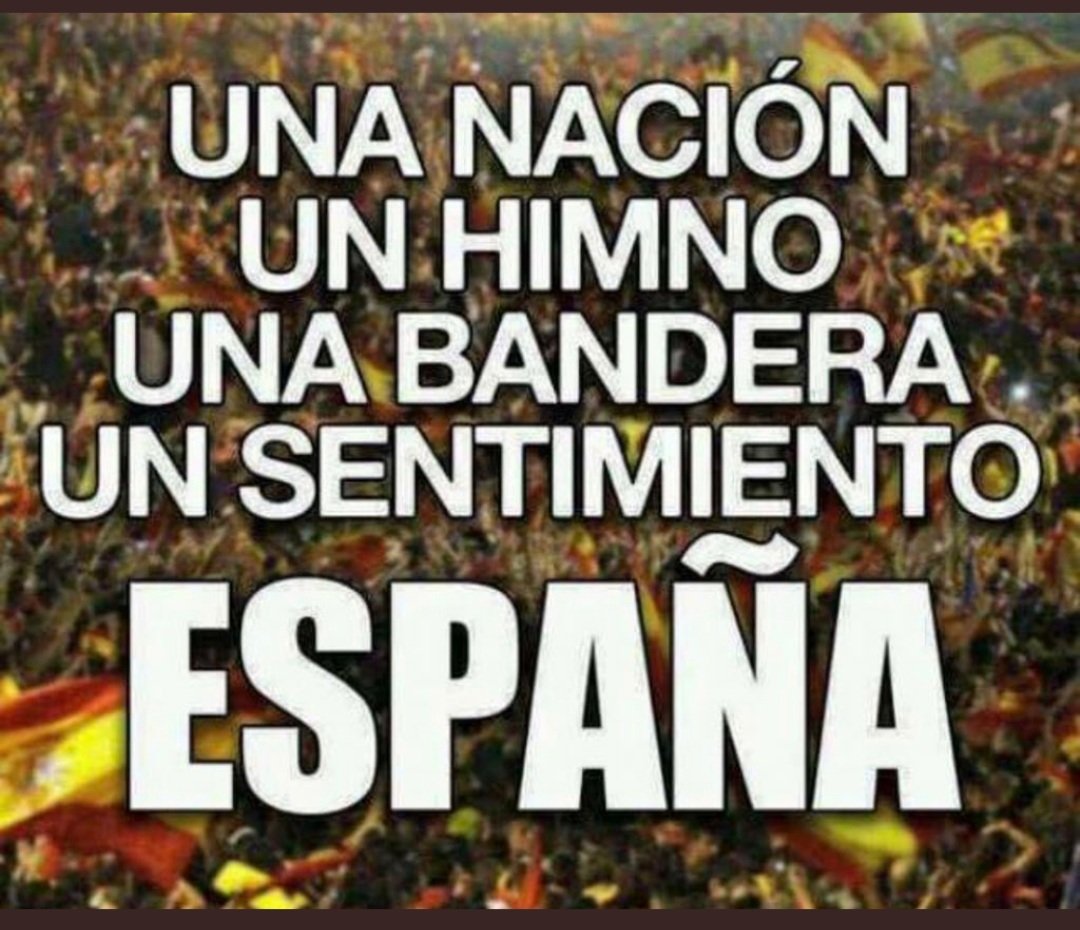 Wallypj2's tweet photo. Buenos días a todos los españoles de bien. 
🇪🇸🇪🇸🇪🇸🇪🇸🇪🇸 https://t.co/wRa7S34b3k