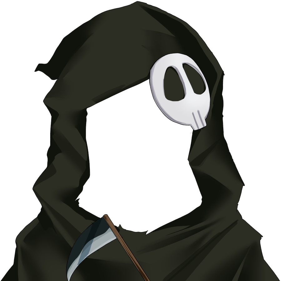 solo white background hood simple background cloak knife mask  illustration images