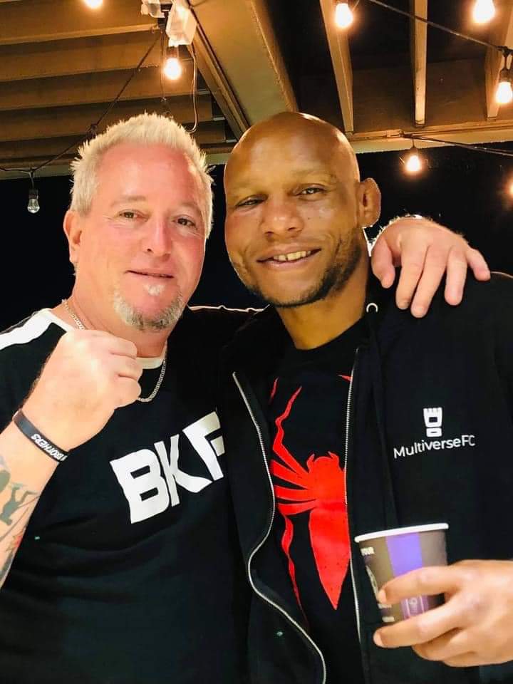 Vandemic3's tweet photo. After fight pic! My son
#JayActionJackson 
#BKFCWICHITA https://t.co/l6kWz8HZE0