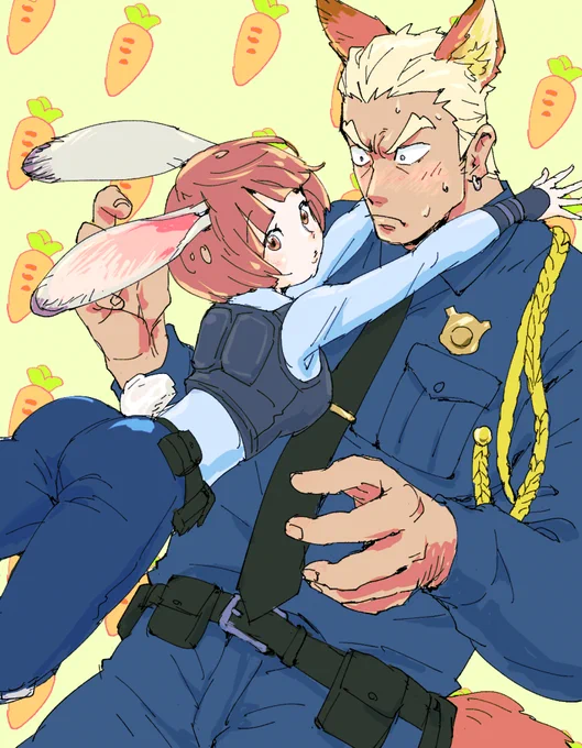 ハロウィン絵を描こうとしたらただのズトピコスの苛マコになってしまった…!あとがまごおりさんはにっくじゃなく署長の体型だよね…おっきいツノ似合いそうだしね… 