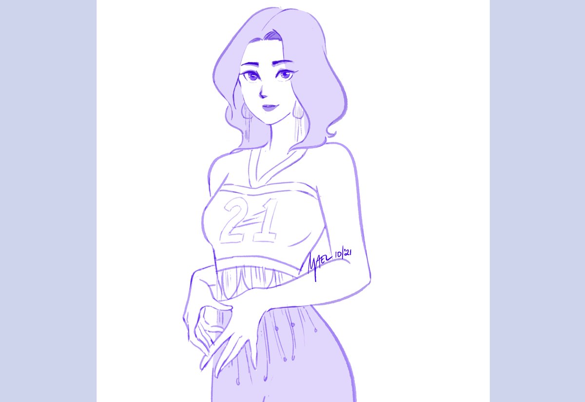 Yaellowgreen's tweet photo. quick sketch before werq 
#thefeels #twice #jihyo https://t.co/nr9623yGiH