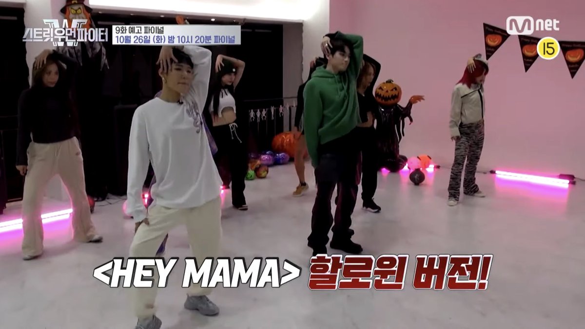 SM_NCT_BACKUP's tweet photo. [INFO] 211025 The 8 leaders from ‘Street Woman Fighter’ gathered to prepare the Halloween version of the ‘Hey mama’ choreography, which will be shown on the final live broadcast. #TAEYONG also participated.

#NCT #NCT127
Translated by @plantsprout - SM_NCT
https://t.co/a94Lqw1IqX https://t.co/VwdV2tVcpa
