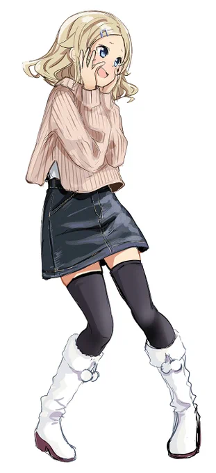 ミミちゃんの私服考えなど
#はいふり 
