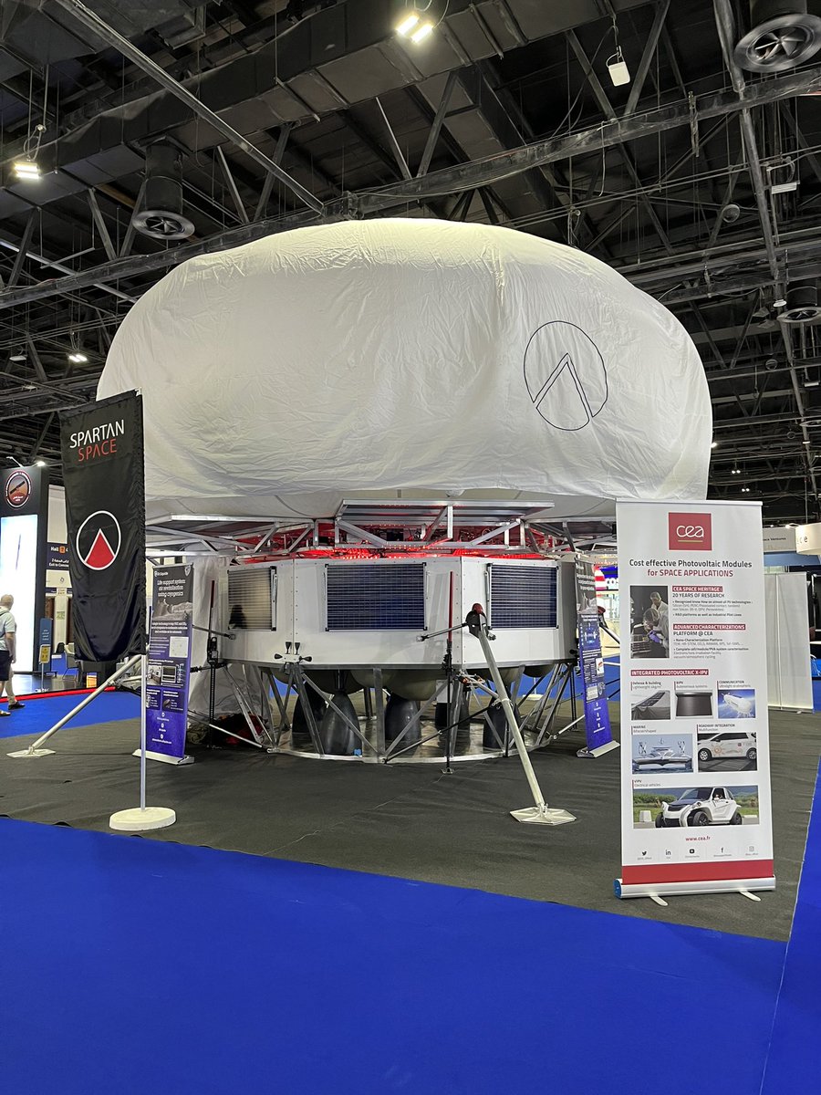 spaceexplore's tweet photo. #IAC2021 L’habitat lunaire de demain, ce sera peut-être #EuroHab de @Spartan__space et toute l’équipe de @p_weiss_spartan élaboré avec @airliquidegroup et le @CEA_Officiel https://t.co/dhc0tddVpV