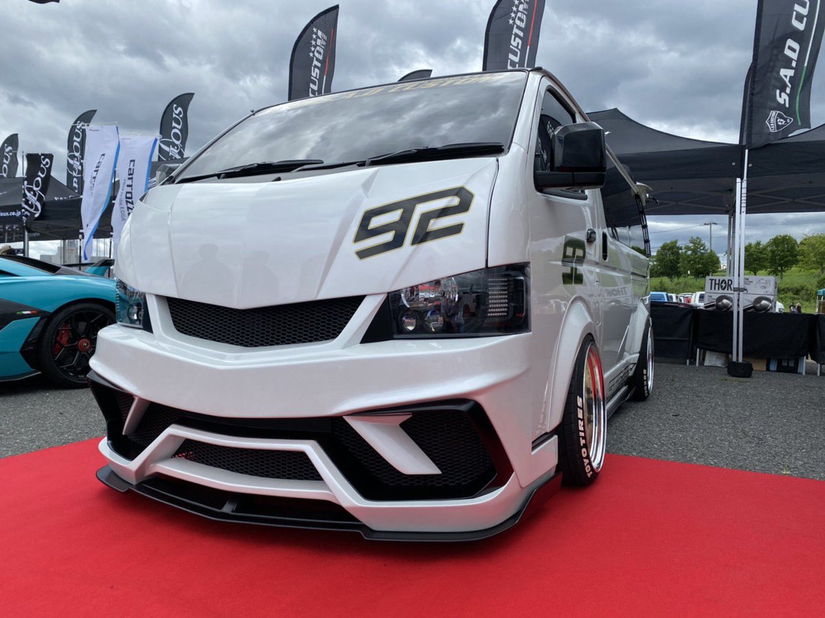 signas77's tweet photo. STINGER J 

#sad #sadcustom #sadcustomjapan #teamsad #stingerj #stinger #agent #daisy #hiace #200hiace #lamborghini #aventador #aventadors #aventadorsvj  #huracan #ランボルギーニ #スーパーカー #stancenation #ハイエース https://t.co/jP5f71USol