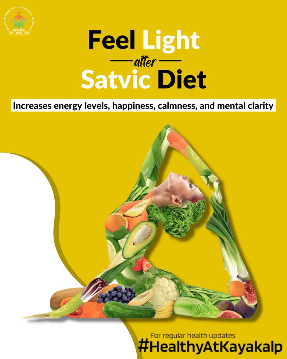 Kayakalpalampur's tweet photo. Ayurveda emphasizes having a Satvic diet as it can help lead a healthful life. According to Ayurveda, “Satva” means anything pure in quality. A Satvic diet promotes the purity of both mind and body. 

#healthyatkayakalp #himachalpradesh #palampur #naturopathy #ayurveda #calm https://t.co/2bUrhNbEJu