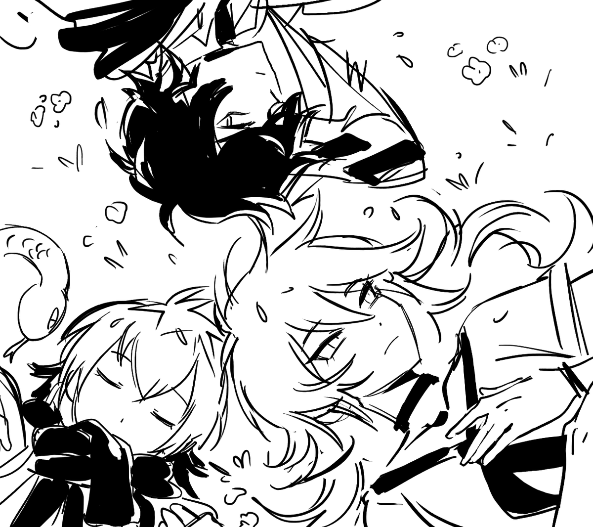 joining the #originalcharacter trend but its all b&w art i (think i) never posted here.