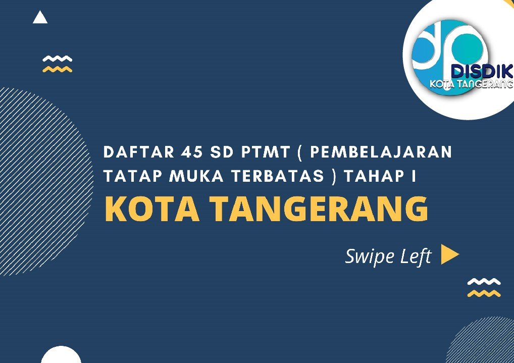DisdikTangkot's tweet photo. Hai sobat disdik,,,ini 45 Sekolah Dasar yang masuk Tahap 1 sekolah Tatap Muka ya,,

Tetap patuhi protokol kesehatan ya saat di sekolah,,,

@Kota_Tangerang @prokompkotatng https://t.co/k5SNTMEFnv