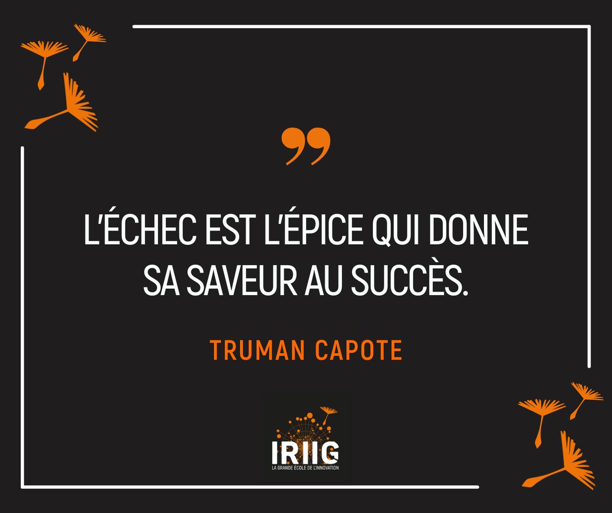 IRIIG_Lyon's tweet photo. Belle semaine inspirante à tous !

#WeAreIRIIG #citation #inspiration #mondaymotivation https://t.co/z2LzFxFRyM