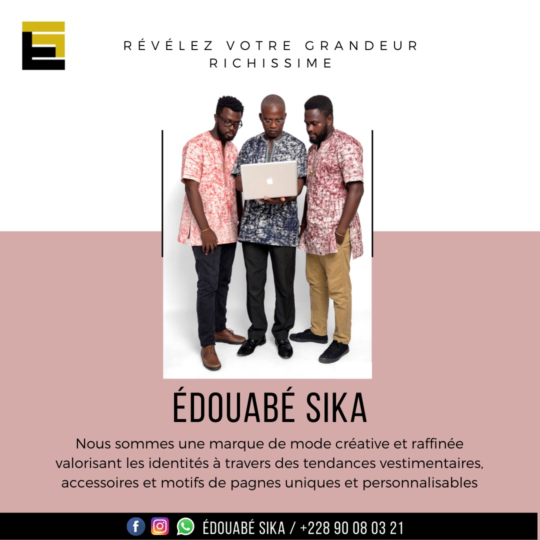 sika_edoh's tweet photo. Hello mes sikoush !
La forme j’espères ???

Vivez la souplesse dans vos activités avec notre collection #Maaloum 👉🏾 

#EDOUABE_SIKA
#Révélez_votre_grandeur_richissime https://t.co/O23CqVjMZw