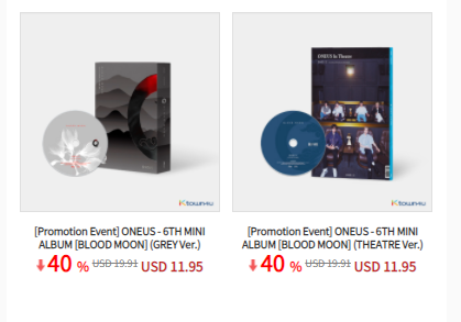 Ktown4u_Phil's tweet photo. 🌠Collaboration X  @oneuspilipinas

📀ONEUS - 6TH MINI ALBUM [BLOOD MOON]
 ✅BLOOD Ver + GREY Ver + THEATRE Ver

🎁Ktown4u exclusive photocard

https://t.co/5CWedC9vwB https://t.co/BHNzIdCypI
