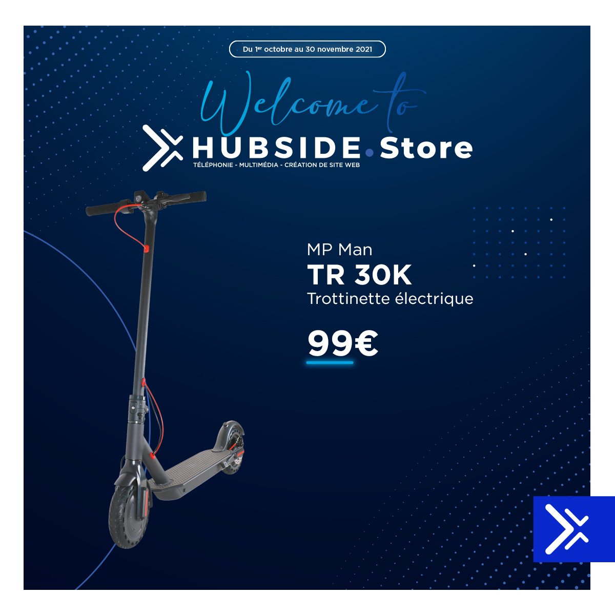 Hubside_BE's tweet photo. [WELCOME TO https://t.co/WEG7KeZ5Jt] 🇧🇪

Cet automne, pour vous déplacer en toute sécurité, optez pour la Trottinette électrique MP Man TR 30K à 99€ 🛴💨

Découvrez les conditions de l’offre dans notre catalogue 👉https://t.co/O7c5JHicOJ

#hubsideStore #hightech #multimedia https://t.co/Ti5HBnvs2e