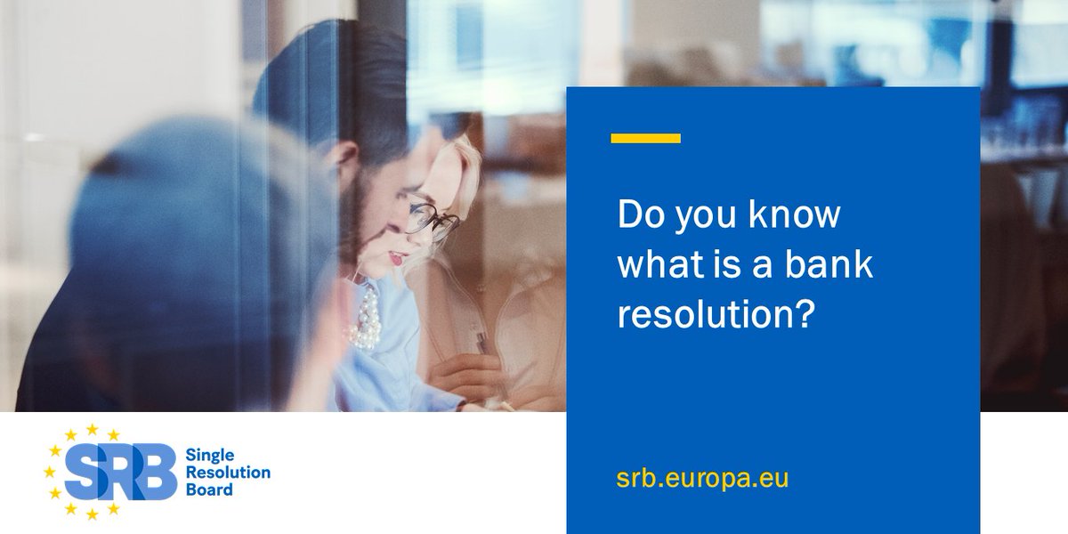 EU_SRB's tweet photo. #SRBvideo Do you know what is a bank #resolution? Watch this video to find out more about #BankingResolution 💡
▶️ https://t.co/mKHl8Xi70X https://t.co/7jwBJ19ics