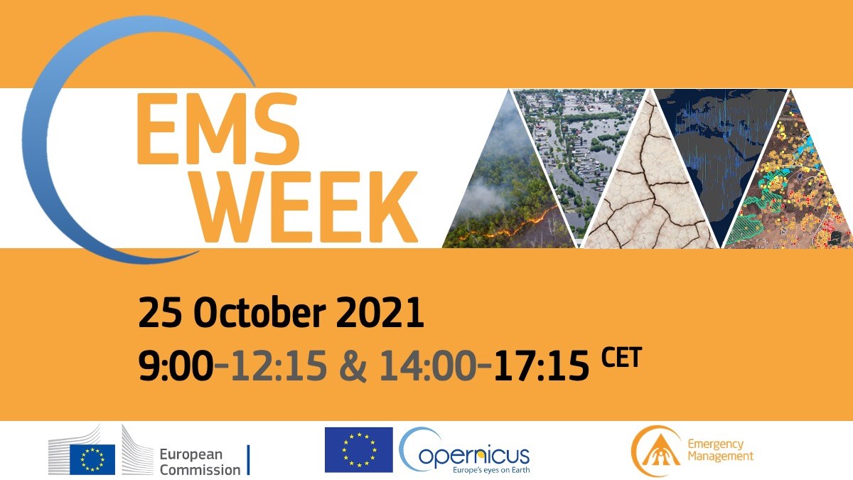 CopernicusEMS's tweet photo. 📢 The #CEMSWeek General Session starts in 1 hour‼️
Don't miss the opportunity to discover the #CEMS components, their future evolution and how our service supports the #EUGreenDeal💡
⏰Today, from 9:00 to 17:15 CET
Live stream of the open day at👇
https://t.co/EyMYwtIB9I https://t.co/lTDZyF1hbn