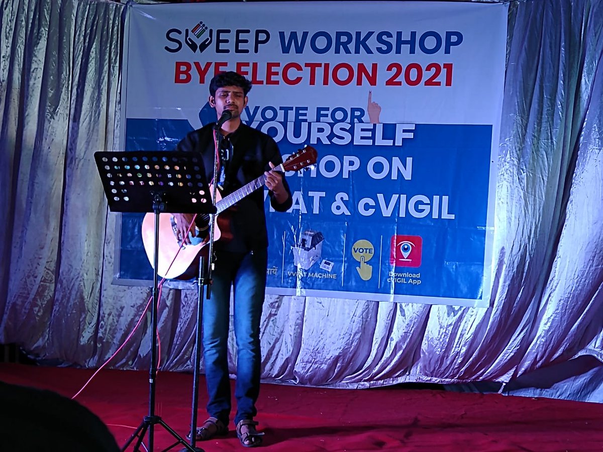 Cultural Activities organized at Kilvani Naka Silvassa under #SVEEDNH2021 activities for awareness about the use of EVM VVPAT, helpline no 1077 etc. #ECISVEEP #SVEEPDNH   <a href="/tapasyaraghav/">Dr Tapasyaa Raghav</a>
 <a href="/CollectorDnh/">Collector DNH</a> <a href="/DNH_DMA/">DNHDDMA</a>
 <a href="/ECISVEEP/">Election Commission of India</a>