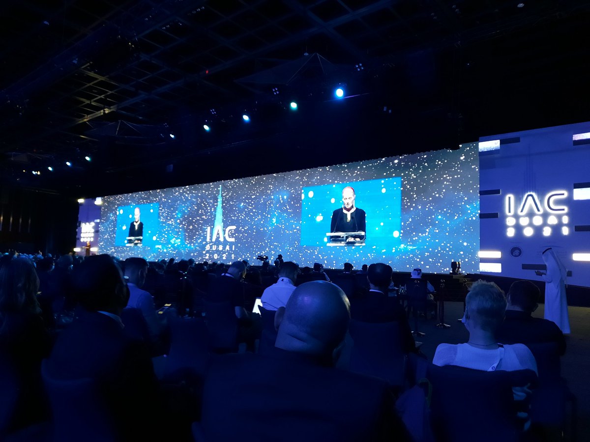 ExpandSpace's tweet photo. Such beautiful words spoken to open #IAC2021 here in #Dubai! https://t.co/wT5QvOqkxo