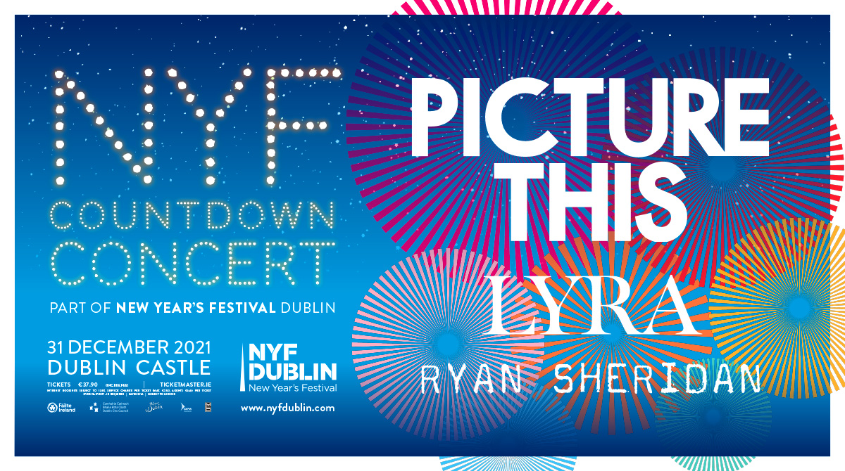 ✨ 𝘾𝙊𝙐𝙉𝙏𝘿𝙊𝙒𝙉 𝘾𝙊𝙉𝘾𝙀𝙍𝙏 ✨ <a href="/picturethis/">Picture This</a> headline Countdown Concert with very special guests <a href="/thisislyra/">LYRA</a> and <a href="/ryansounds/">Ryan</a> at Dublin Castle as part of New Year’s Festival Dublin. Tickets go on sale this Friday at 9am. Get ready for a New Year's Eve night to remember!🎆