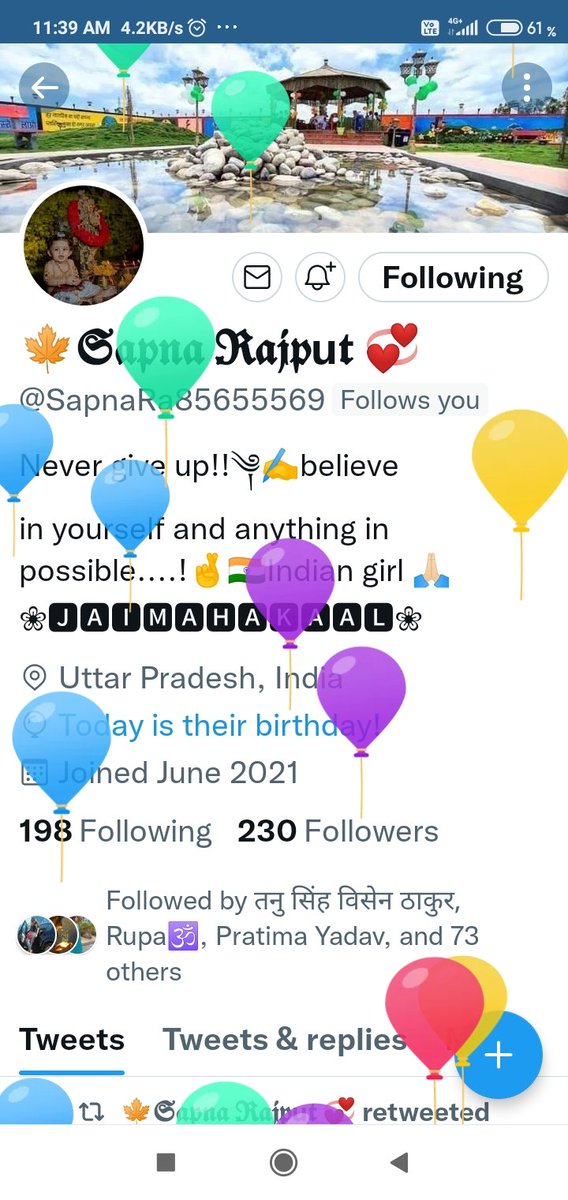 MoniVer62632835's tweet photo. Wishing you a beautiful day with good health and happiness forever.. 
Happy birthday dear @SapnaRa85655569 
🎂🎂🍫🍭💐🥰 https://t.co/9uVXKZ2RM5