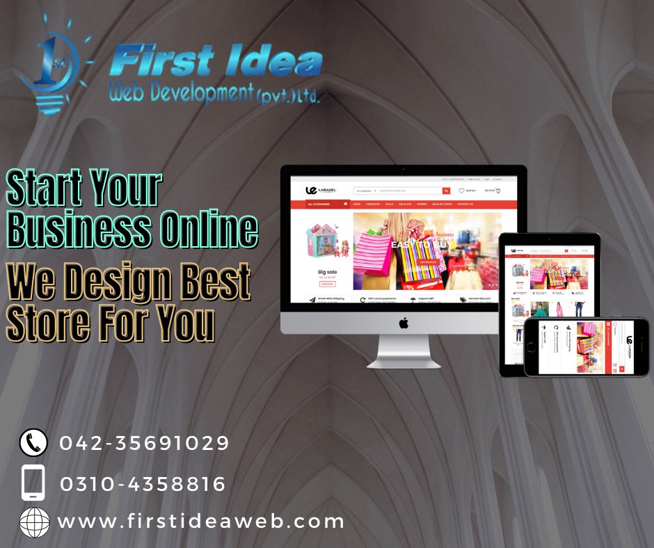 firstideaweb's tweet photo. First Idea Web Development is a private limited company with a leading role of webdesign company in Lahore. Start your business online. We design best store for you.
#webdevelopment #programming #fiwd #Seo #mobileapps #onlinestore #coding #digitalmarketing #graphicdesign #design https://t.co/cDAoGSiLqX