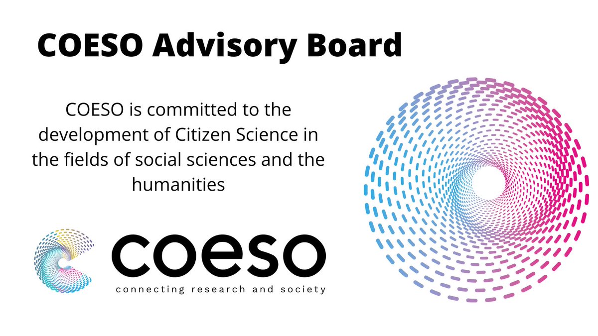 COESOEU's tweet photo. #COESO ‘s #AdvisoryBoard is complete! Read about our 14 members representing a diversity of stakeholders. Read more here:
https://t.co/xnJnEGMWYq
#citizenscientist #citsci #participatoryresearch #citizensocialscience #scienceisbettertogether #ResearchImpactEU @OPERASEU https://t.co/sXxtTjdxEm
